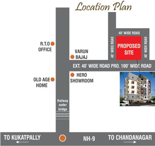 Images for Location Plan of Good Raghavendra Residency