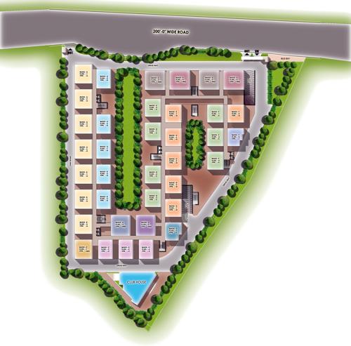 mayflower-grande Images for Layout Plan of Modi Mayflower Grande