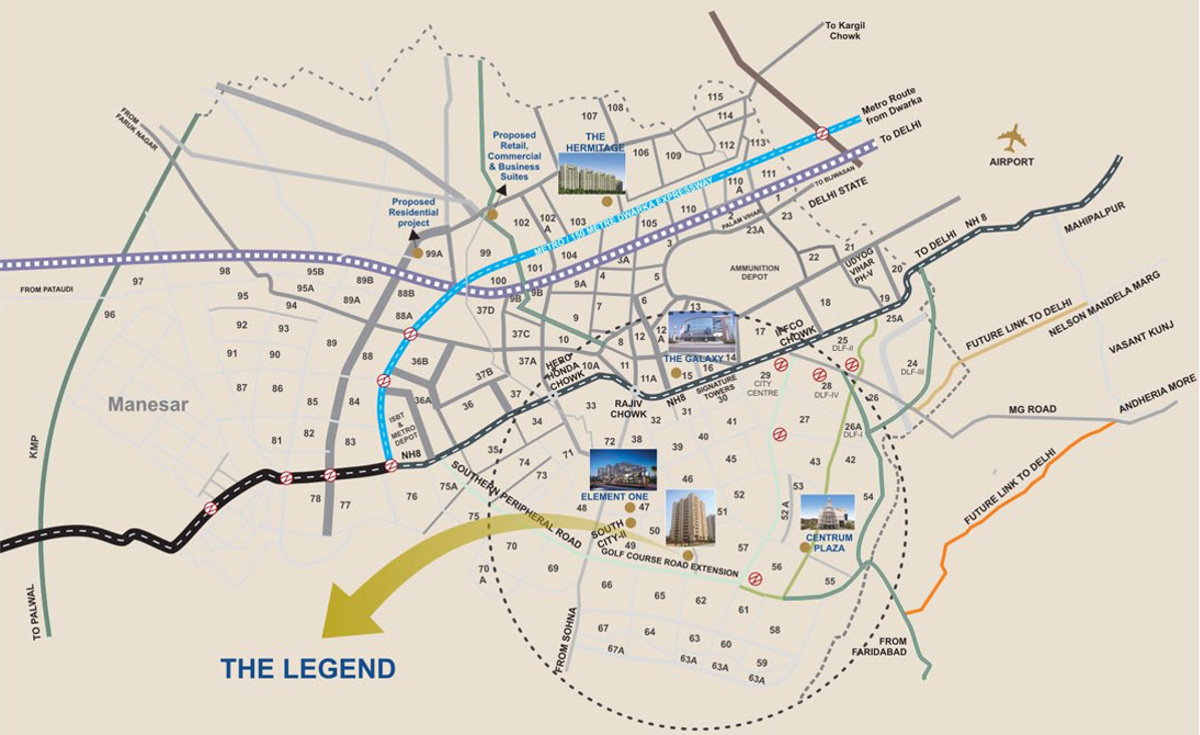 Images for Location Plan of Satya The Legend Villas