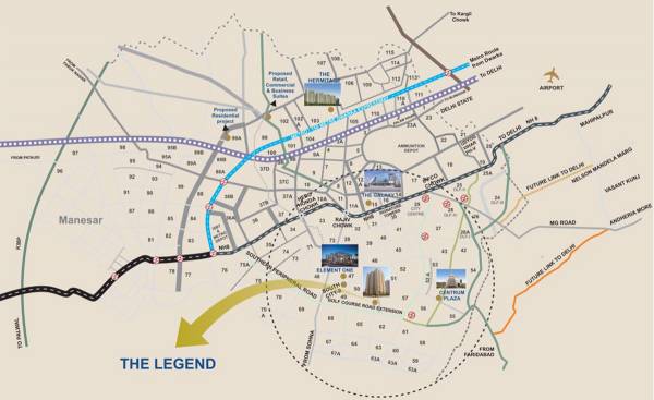 Images for Location Plan of Satya The Legend Villas Images for Location Plan of Satya The Legend Villas