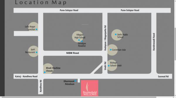 Images for Location Plan of Nirman Brookefield Willows Villas