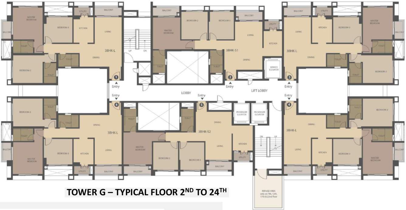  avenida Images for Cluster Plan of TATA Avenida
