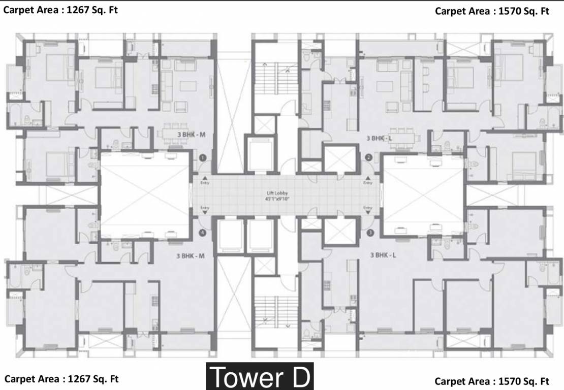 Images for Cluster Plan of TATA Avenida