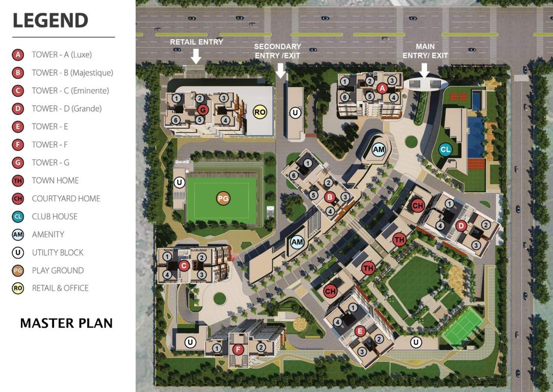  avenida Images for Master Plan of TATA Avenida