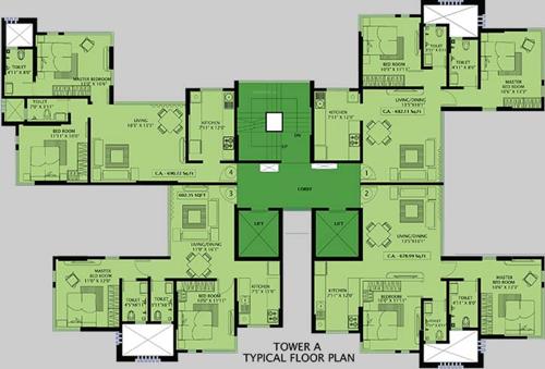  aroha Images for Cluster Plan of Kanakia Spaces Realty Aroha