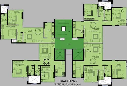  aroha Images for Cluster Plan of Kanakia Spaces Realty Aroha