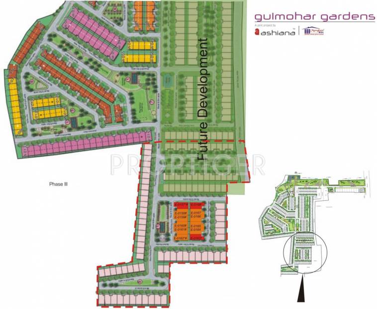 Images for Site Plan of Ashiana Gulmohar Gardens Villas