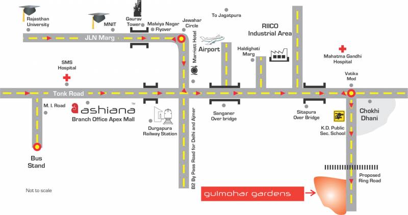 Images for Location Plan of Ashiana Gulmohar Gardens Apartments