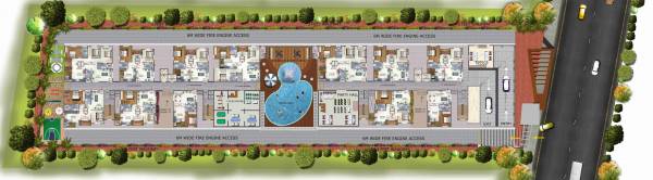  heights Block A & B Cluster Plan for Ground Floor