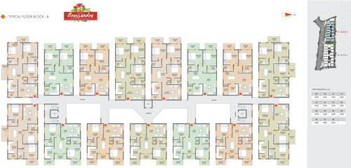  crossandra Images for Cluster Plan of Akshaya Crossandra