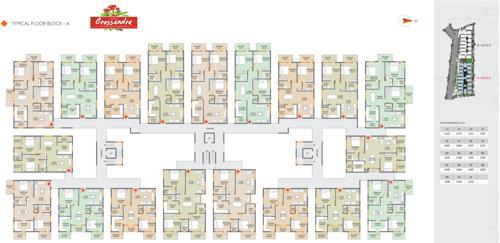  crossandra Images for Cluster Plan of Akshaya Crossandra