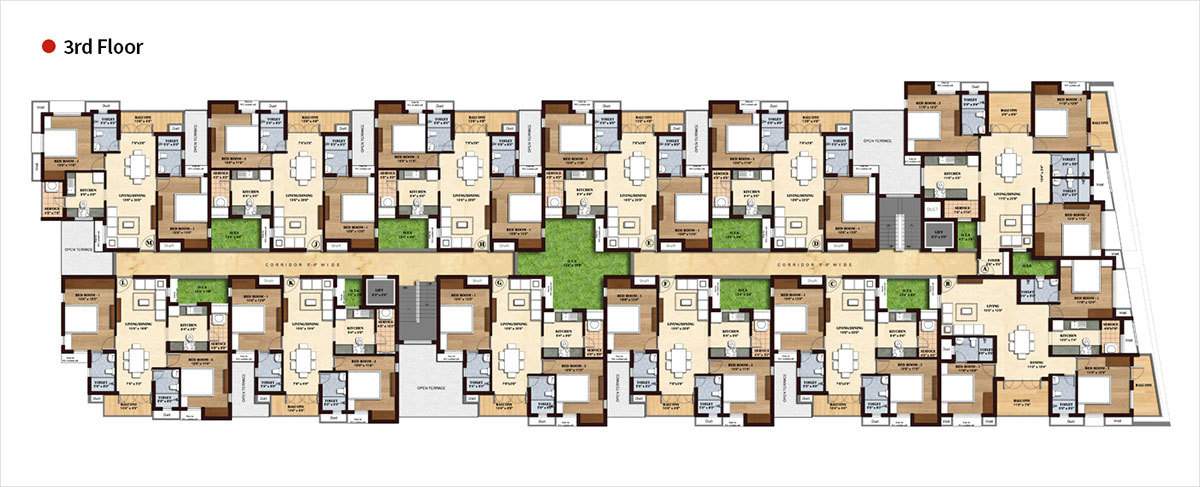  nakshatra Images for Cluster Plan of BBCL Nakshatra
