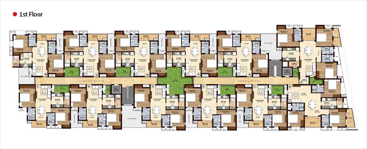  nakshatra Images for Cluster Plan of BBCL Nakshatra