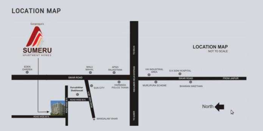 sumeru Location Plan