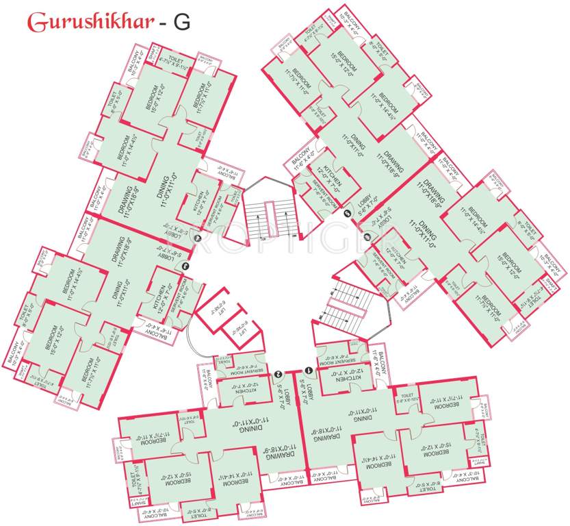 gurushikhar Images for Cluster Plan of Gurupragya Gurushikhar