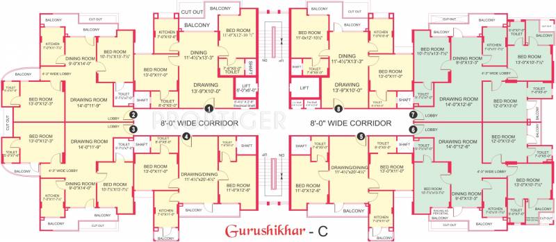  gurushikhar Images for Cluster Plan of Gurupragya Gurushikhar