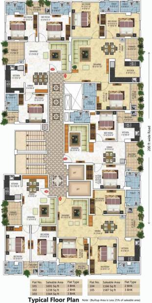  royal-florence Royal Florence Cluster Plan