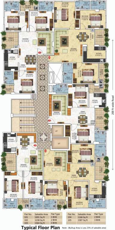  royal florence Royal Florence Cluster Plan
