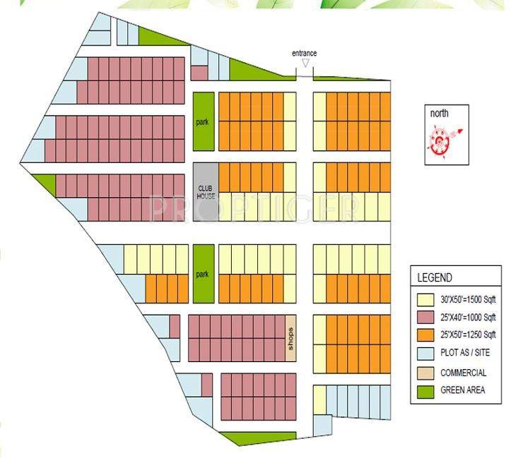 Magnus India Homes Garden Galaxia Layout Plan
