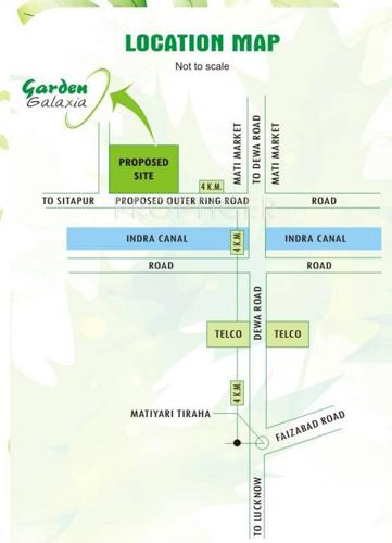 Location Plan Magnus India Homes Garden Galaxia Location Plan