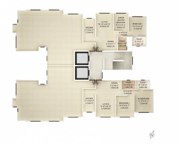  jai-vijay Wing C Cluster Plan