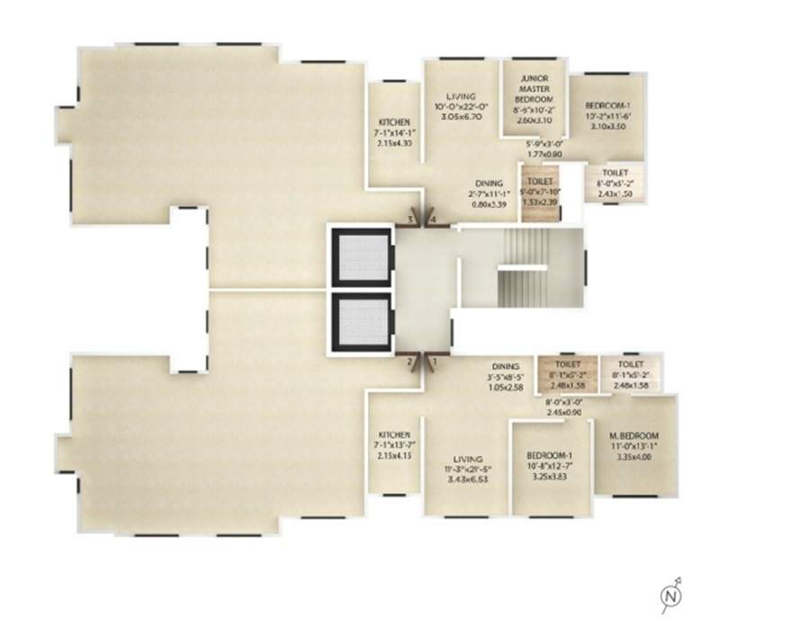  jai vijay Wing C Cluster Plan