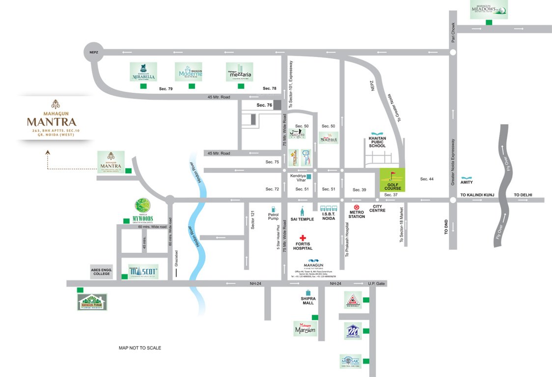  mantraa Location Plan