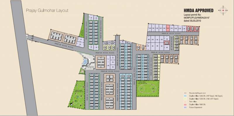 Images for Layout Plan of Prajay Gulmohar Villas