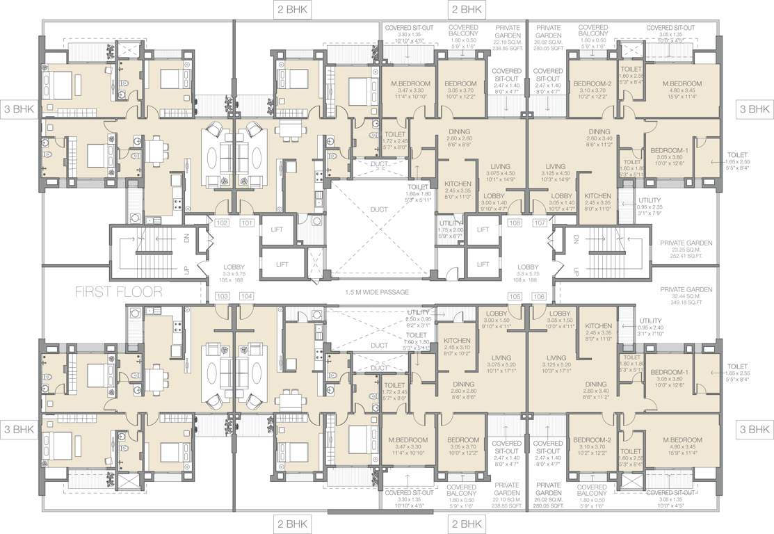Images for Cluster Plan of Godrej Prana