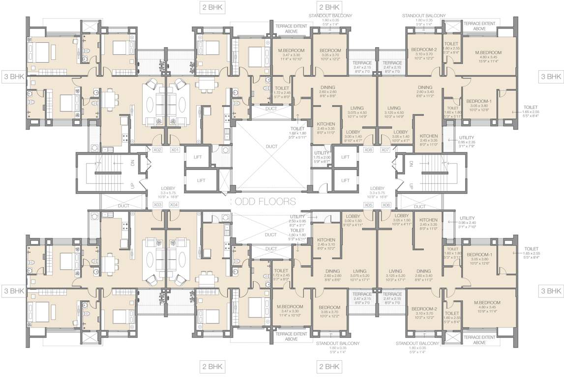 Images for Cluster Plan of Godrej Prana