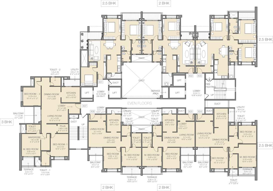 Images for Cluster Plan of Godrej Prana