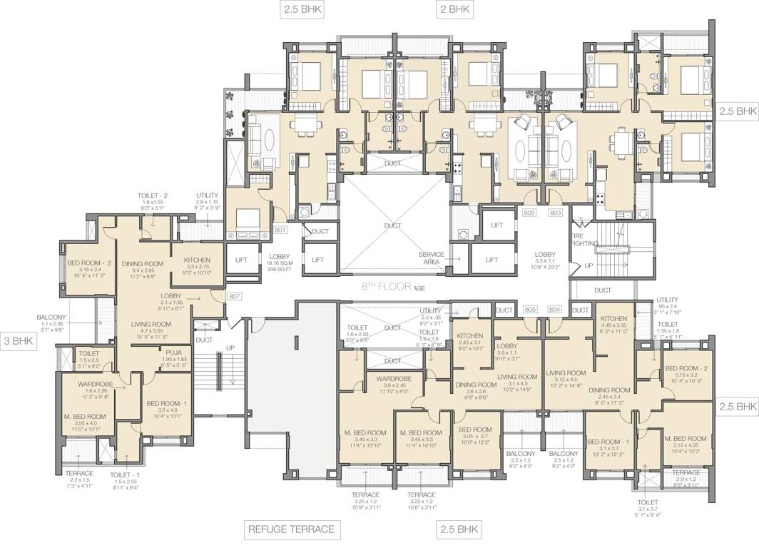 Images for Cluster Plan of Godrej Prana