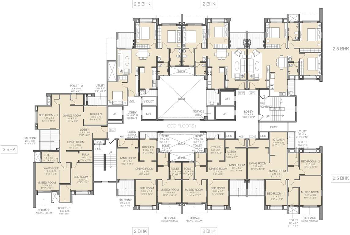 Images for Cluster Plan of Godrej Prana