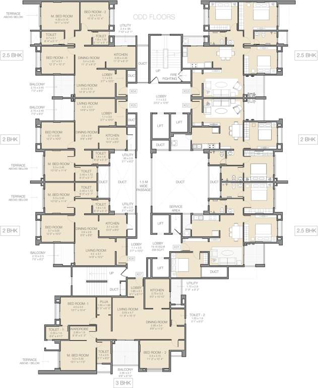 Images for Cluster Plan of Godrej Prana