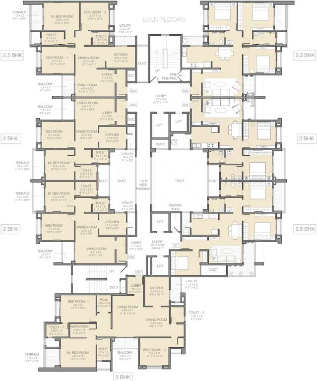 Images for Cluster Plan of Godrej Prana