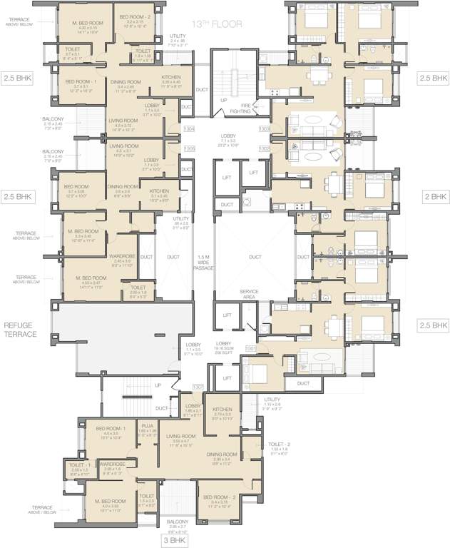 Images for Cluster Plan of Godrej Prana