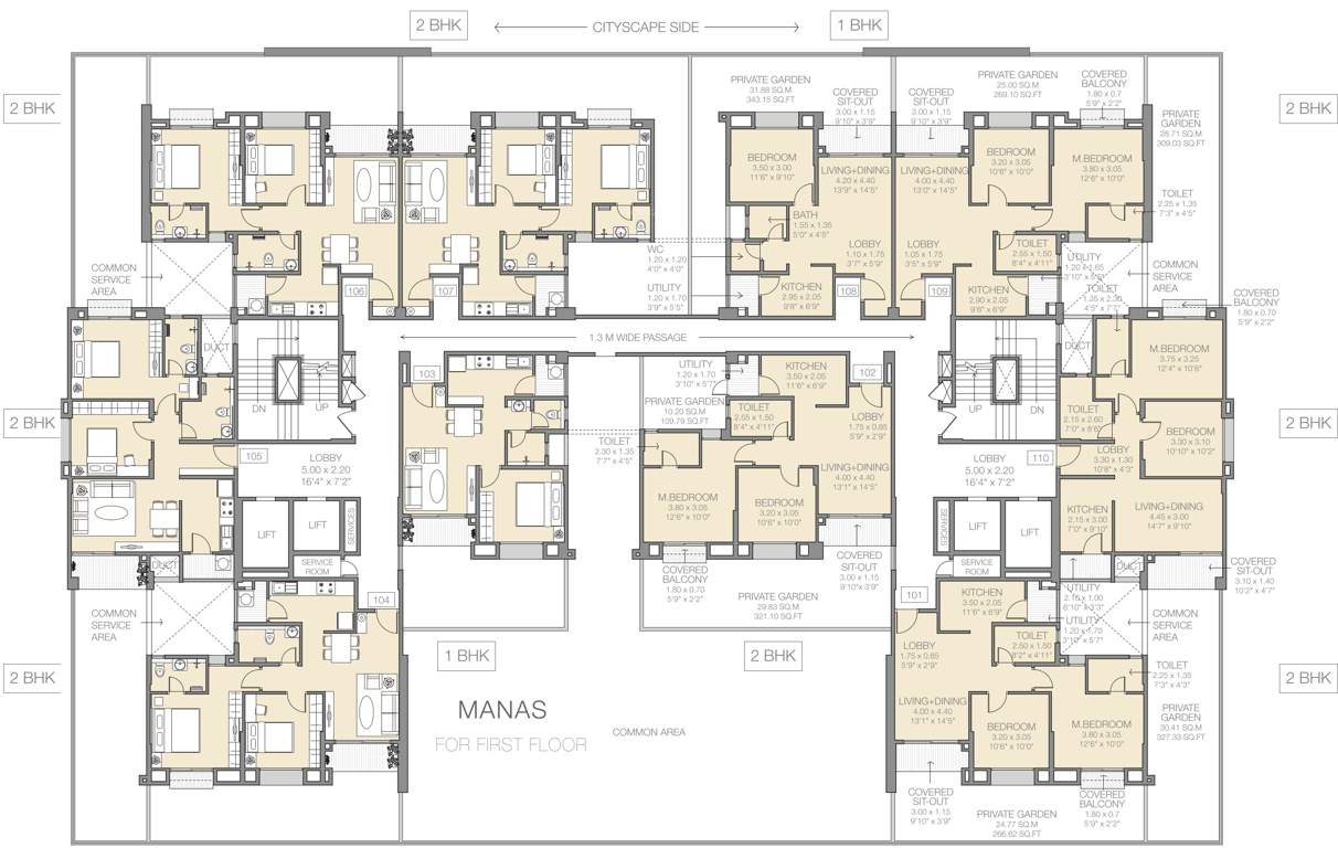 Images for Cluster Plan of Godrej Prana