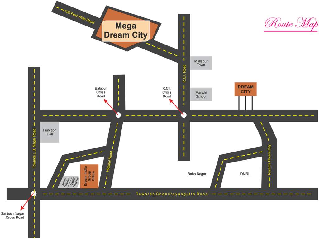  mega dream city villas Images for Location Plan of Dream Mega Dream City Villas