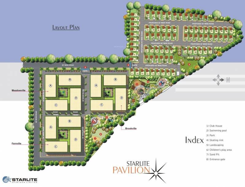 Images for Layout Plan of Star Starlite Pavilion Villas