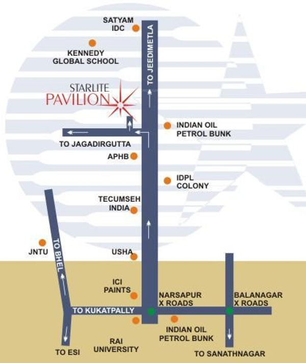 Images for Location Plan of Star Starlite Pavilion Villas