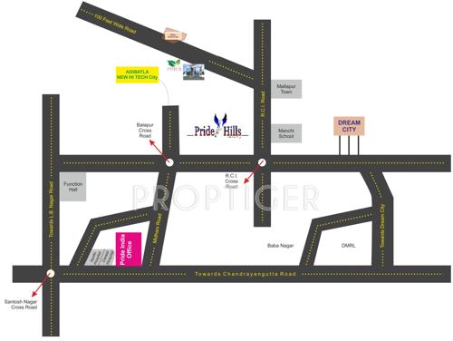  hills-villas Images for Location Plan of Pride Pride Hills Villas
