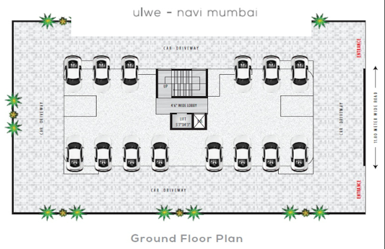  villa Ground Floor Plan