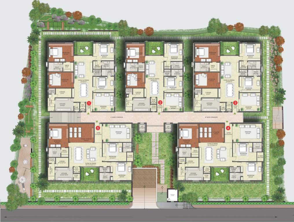 jyothi nest Images for Cluster Plan of Vamsiram Jyothi Nest
