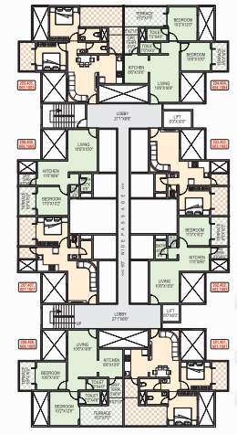  shruberry Tower 1 Cluster Plan