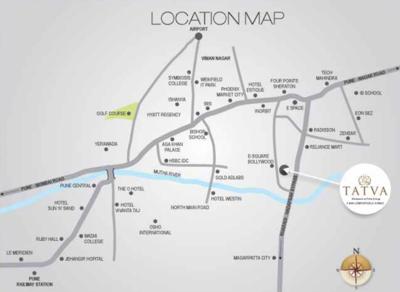  tatva Images for Location Plan of Avani Tatva