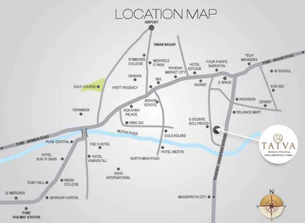 tatva Images for Location Plan of Avani Tatva