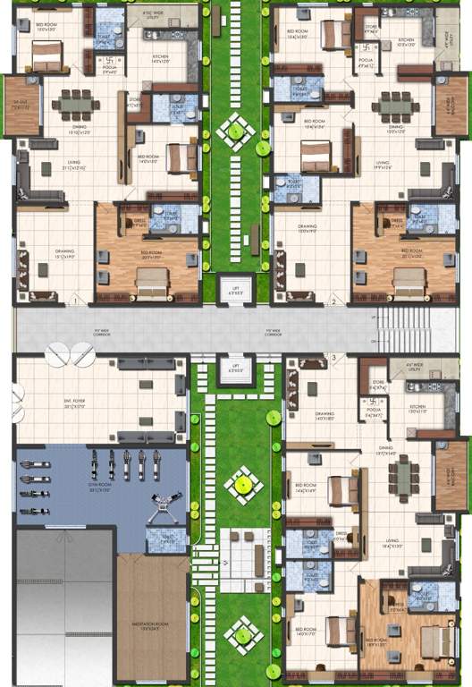 jyothi crest Images for Cluster Plan of Vamsiram Jyothi Crest