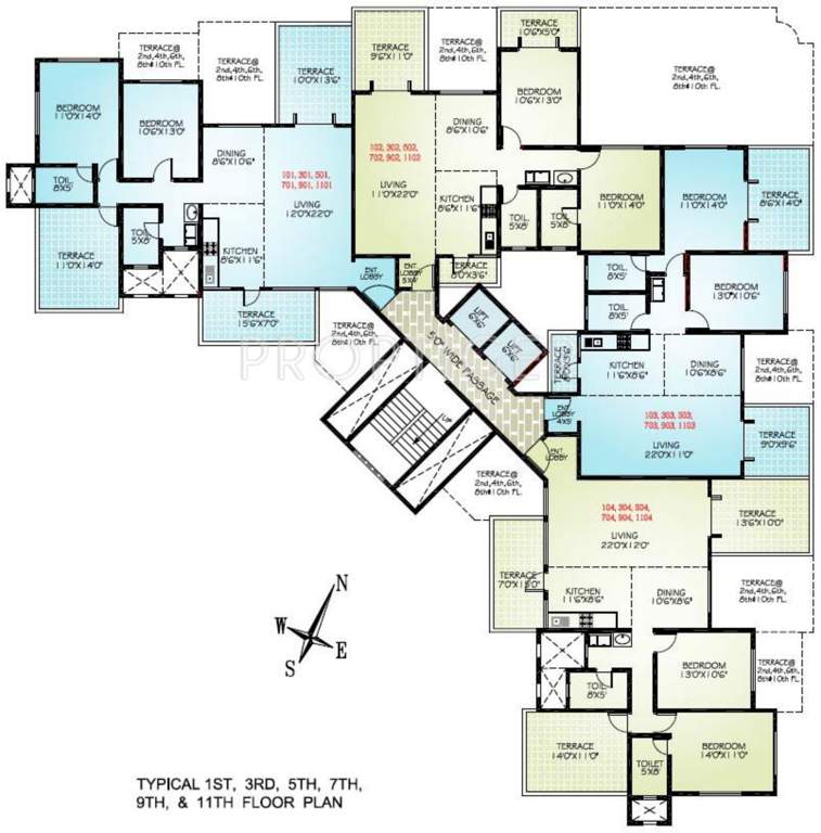 mandke advantage homes Images for Cluster Plan of Sudhir Mandke Advantage Homes