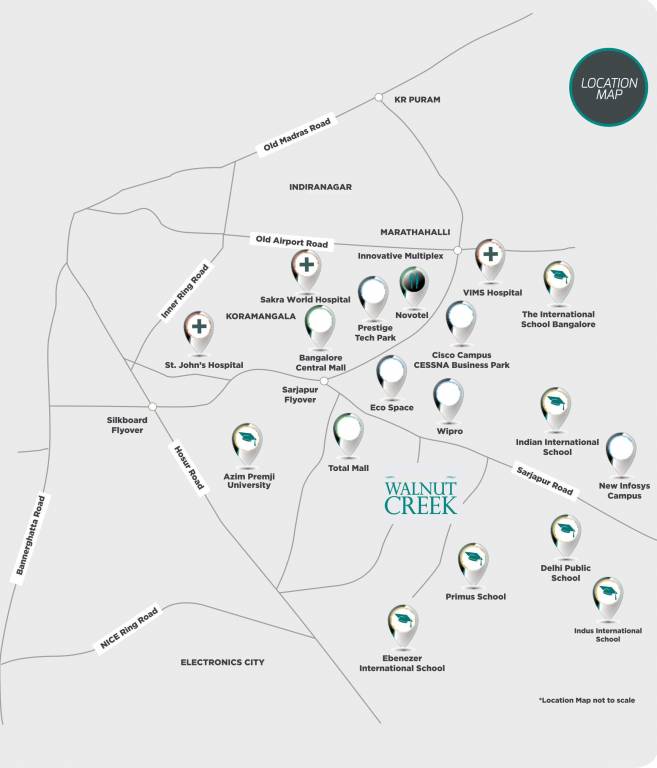 Images for Location Plan of Vaswani Walnut Creek Apartment