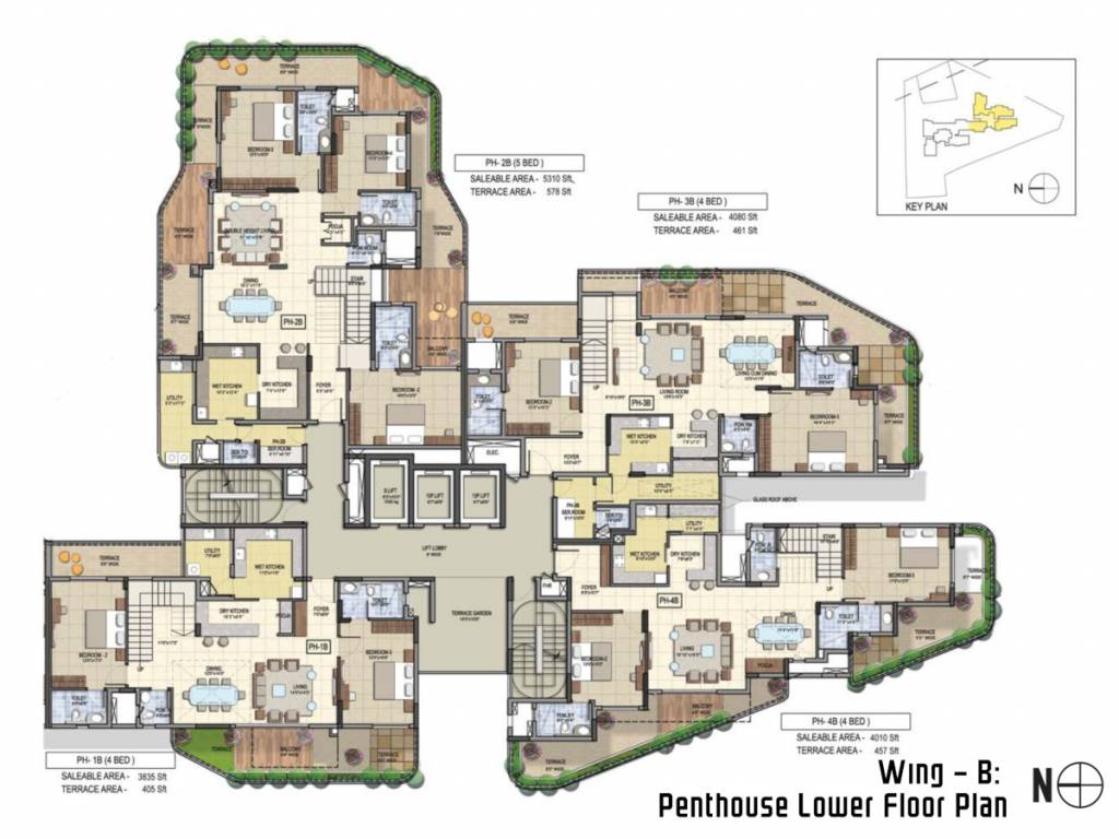  elina Wing B Cluster Plan